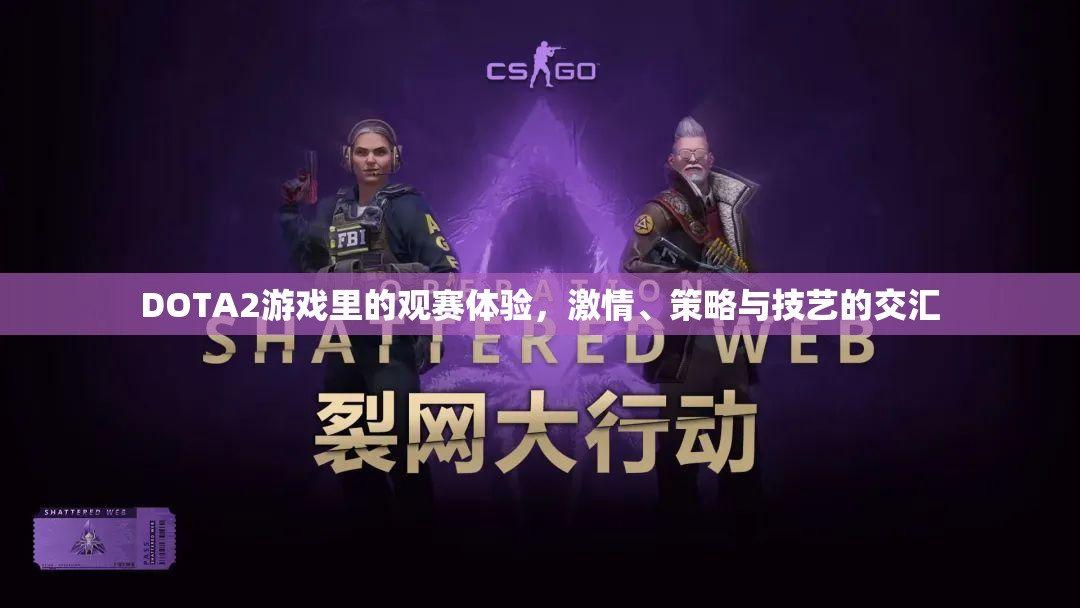 DOTA2游戏里的观赛体验，激情、策略与技艺的交汇